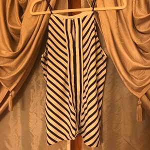 Black/White Tank Top